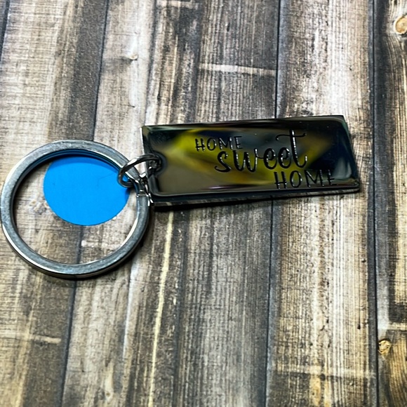 5for$10 Silver Home Sweet Home Keychain - Gift for New Home Keychain First Home - Picture 1 of 4